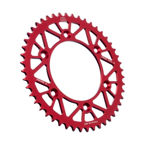 corona moto jt sprockets de aluminio de 48 dientes jta210 48red