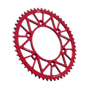 corona moto jt sprockets 53 dientes p 520 aluminio rojo jta210 53red