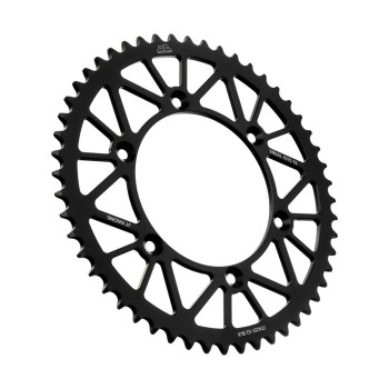 corona moto jt sprockets de aluminio de 52 dientes jta251 52blk