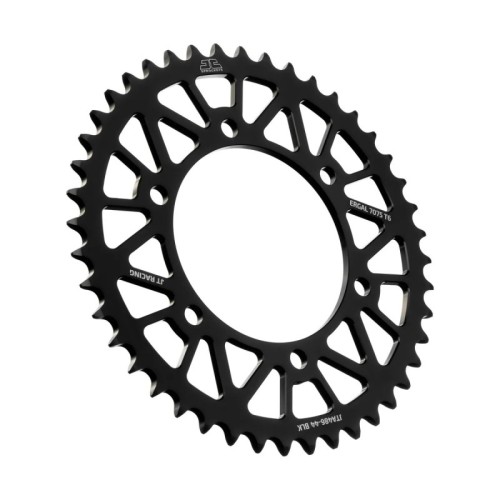 corona moto jt sprockets 44 dientes p 520 aluminio negro jta486 44blk