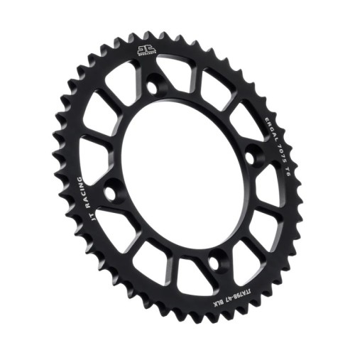 corona moto jt sprockets de aluminio de 47 dientes jta798 47blk