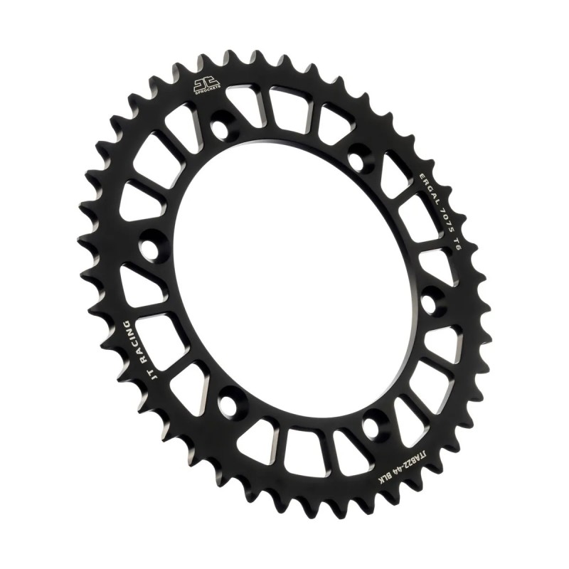 corona moto jt sprockets de aluminio de 44 dientes jta822 44blk