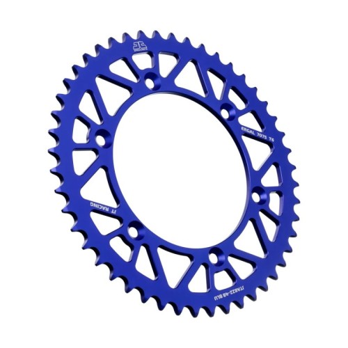 corona moto jt sprockets de aluminio de 48 dientes jta822 48blu
