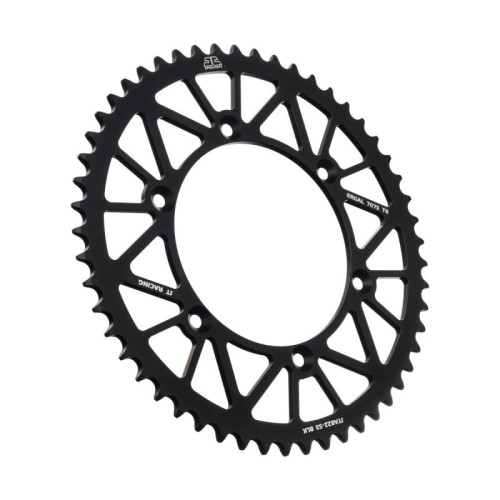 corona moto jt sprockets 53 dientes p 520 aluminio negro jta822 53blk