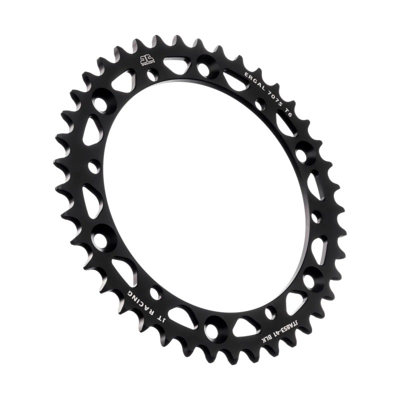 corona moto jt sprockets de aluminio de 41 dientes jta853 41blk