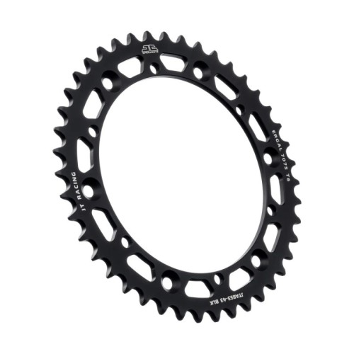 corona moto jt sprockets 43 dientes p 520 aluminio negro jta853 43blk