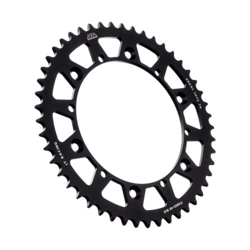 corona moto jt sprockets de aluminio de 49 dientes jta853 49blk