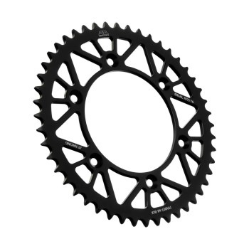 corona moto jt sprockets 48 dientes p 520 aluminio negro jta897 48blk