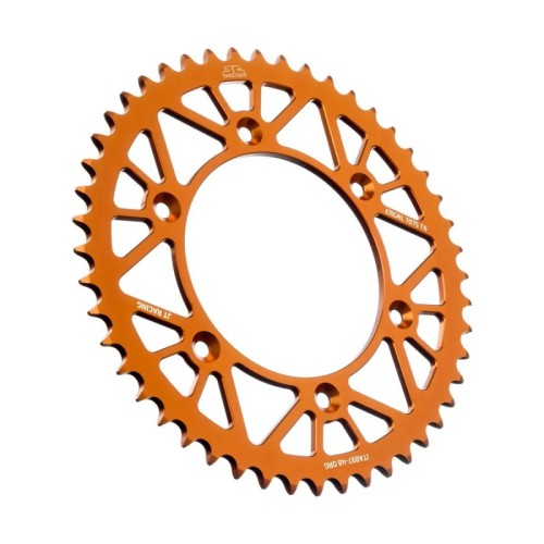 corona moto jt sprockets de aluminio de 48 dientes jta897 48org