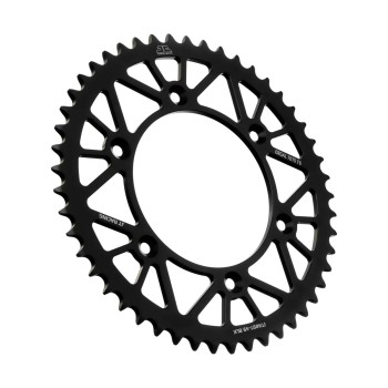 corona moto jt sprockets 49 dientes p 520 aluminio negro jta897 49blk