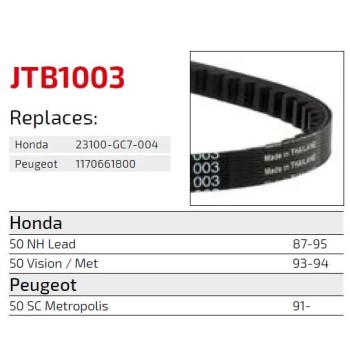 correa de transmision moto jt sprockets premium jtb1003 2