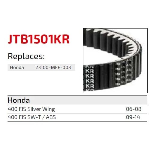 correa moto jt kevlar honda premium jtb1401kr