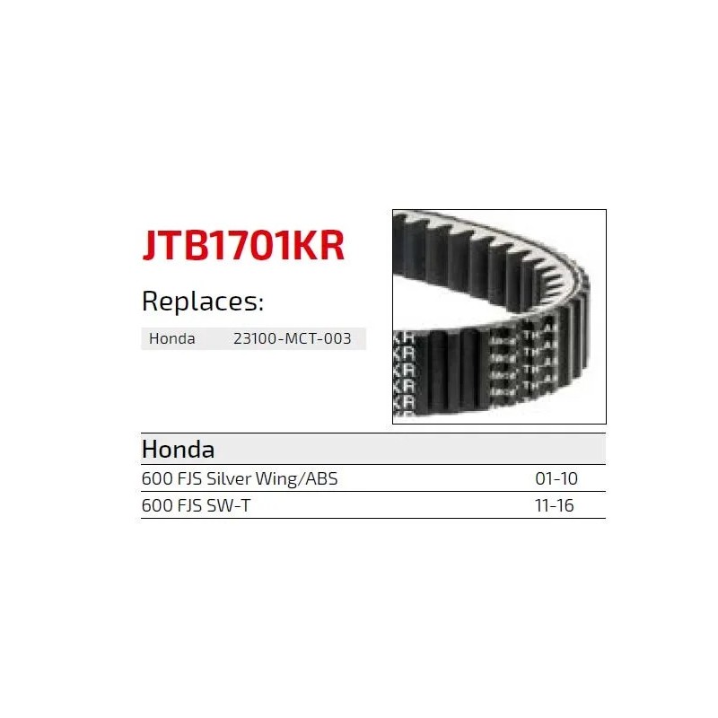 correa moto jt kevlar honda premium jtb1501kr