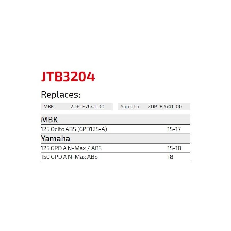 correa jt para yamaha n max 125 y 150