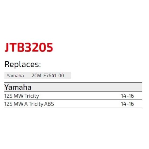 correa jt para yamaha tricity 125