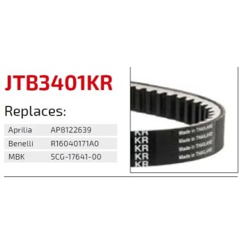 correa moto jt kevlar sym premium jtb7501kr 2