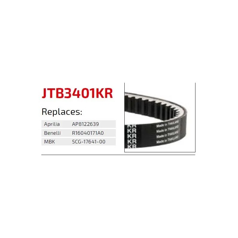 correa moto jt kevlar sym premium jtb7501kr
