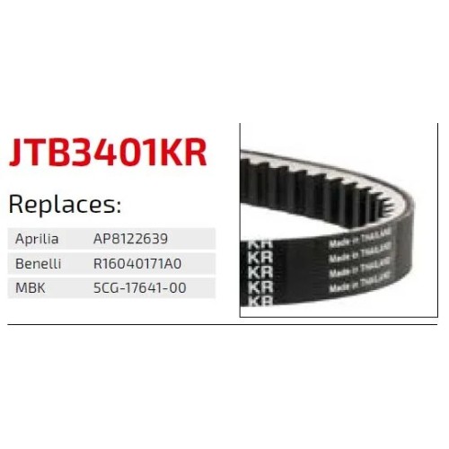 correa moto jt kevlar sym premium jtb7501kr