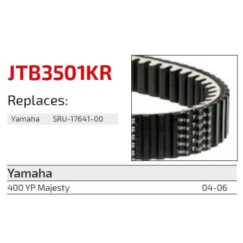 correa moto jt kevlar yamaha premium jtb3402kr 2