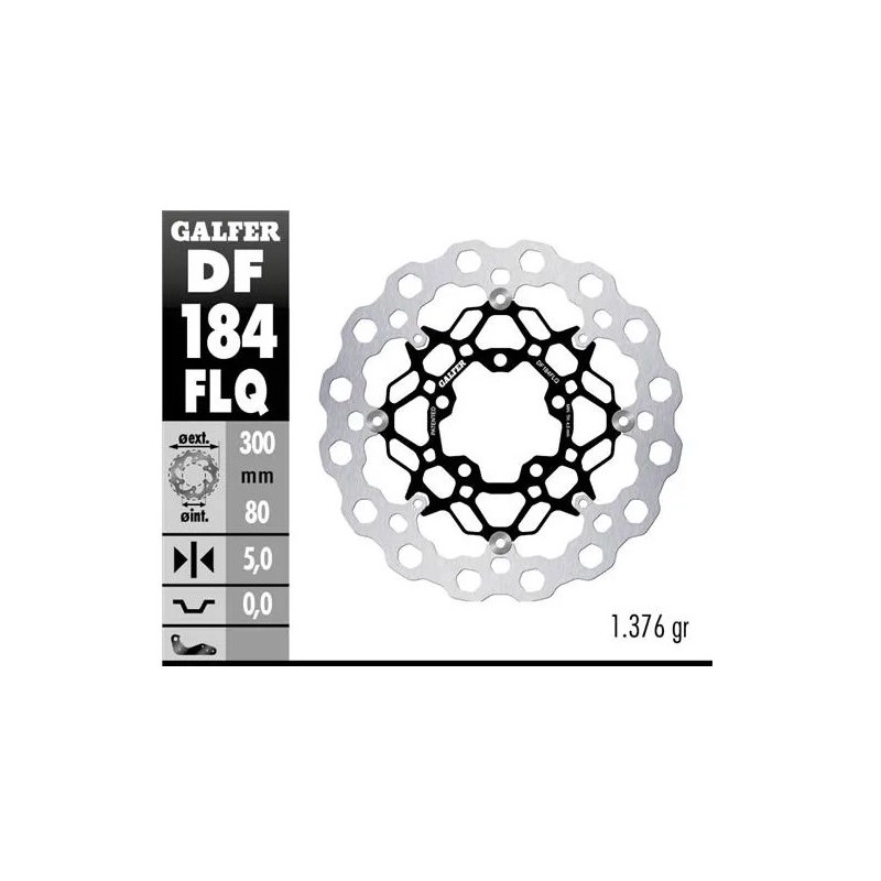 disco freno moto flotante galfer qubic 300x5mm df1
