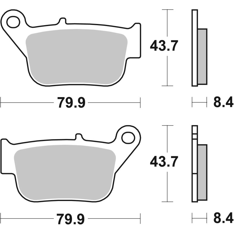 pastillas de freno moto brembo sinterizadas 07109xs