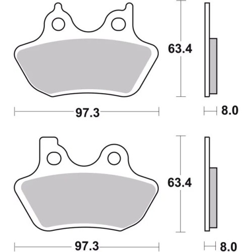 pastillas de freno moto brembo organicas 07hd16cc