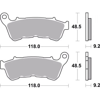 pastillas de freno moto brembo sinterizadas 07hd22sa 2