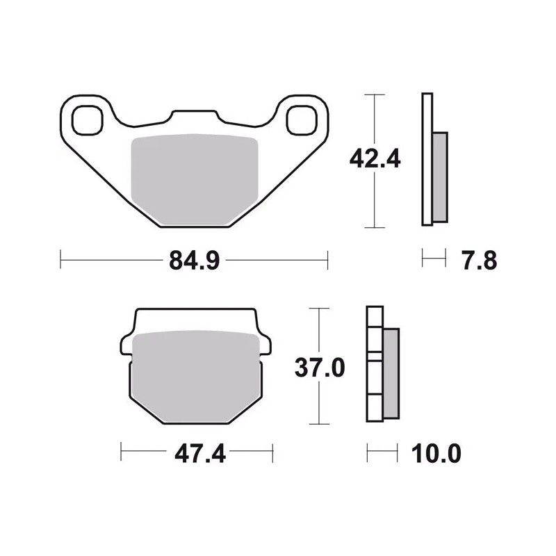 pastillas de freno moto brembo genuinas 07ho1118