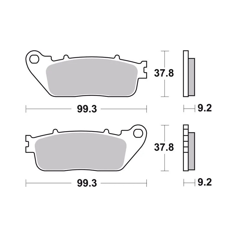 pastillas de freno moto brembo organicas 07ho13cc