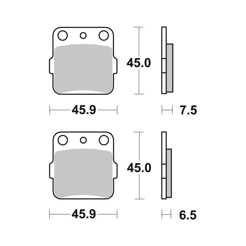 pastillas de freno moto brembo organicas 07ho20tt