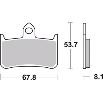 pastillas de freno moto brembo genuinas 07ho2807 2
