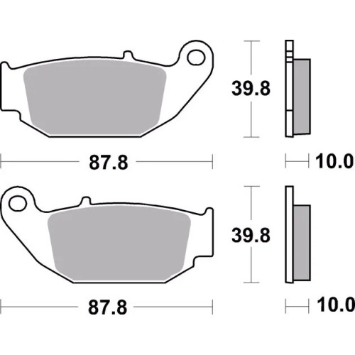 pastillas de freno moto brembo sinterizadas 07ho61sd