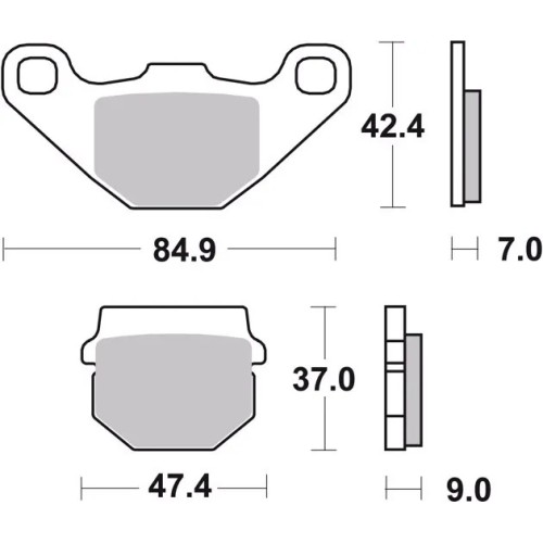 pastillas de freno moto brembo sinterizadas 07ka07sd