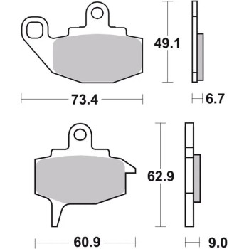 pastillas de freno moto brembo organicas 07ka10tt 2