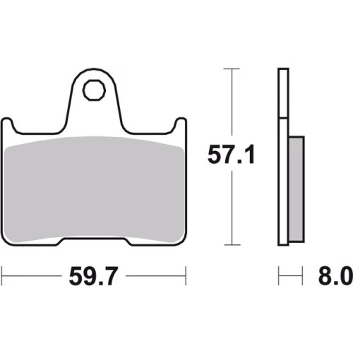 pastillas de freno moto brembo genuinas 07ka2107