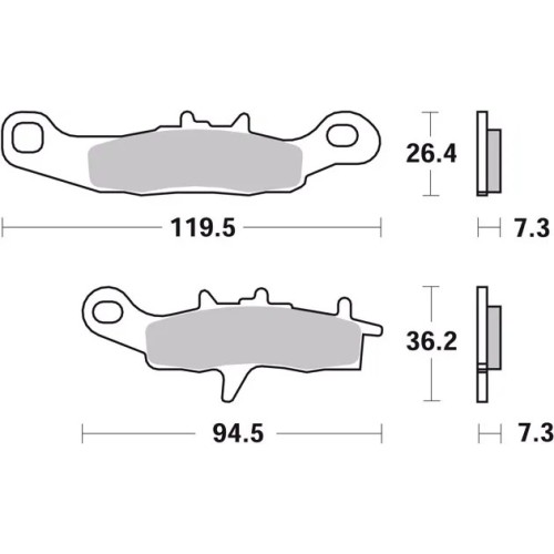 pastillas de freno moto brembo sinterizadas 07ka22sd