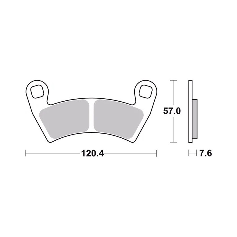 pastillas de freno moto brembo sinterizadas 07po10sd