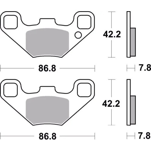 pastillas de freno moto brembo sinterizadas 07po12sd
