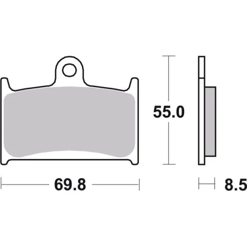 pastillas de freno moto brembo sinterizadas 07su14la