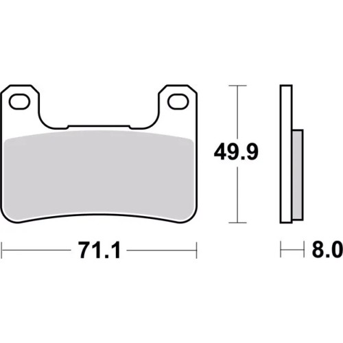 pastillas de freno moto brembo sinterizadas 07su27sr