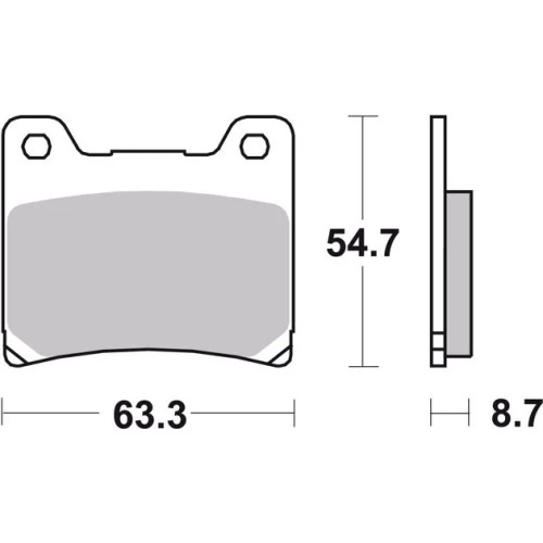 pastillas de freno moto brembo genuinas 07ya1107