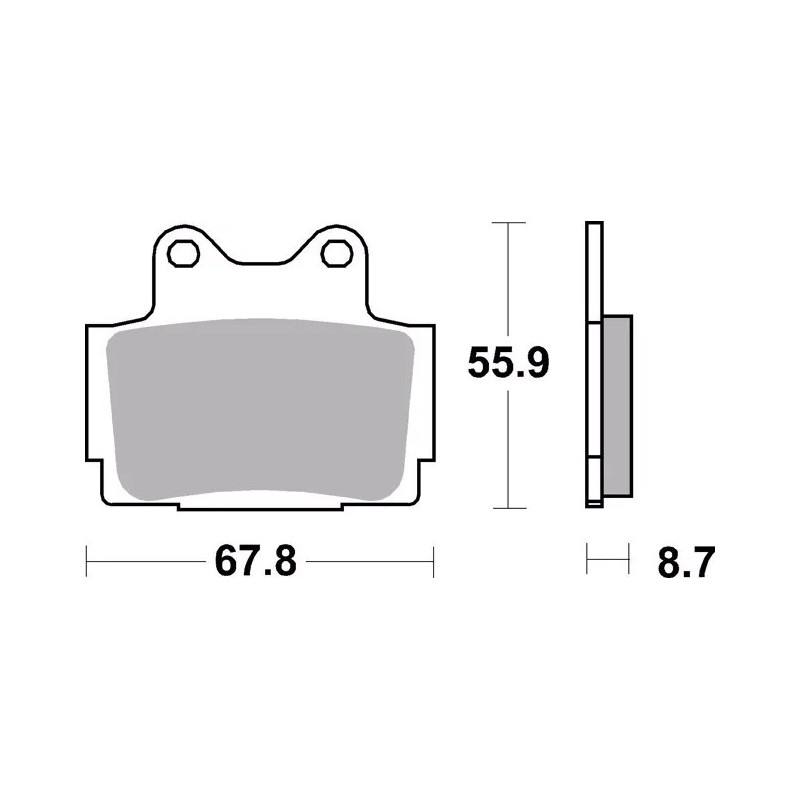 pastillas de freno moto brembo genuinas 07ya1207