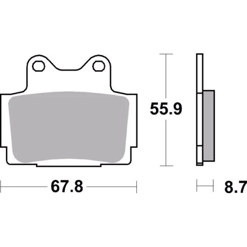 pastillas de freno moto brembo genuinas 07ya1207