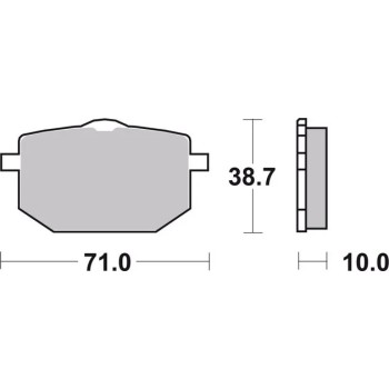 pastillas de freno moto brembo organicas 07ya18tt 2