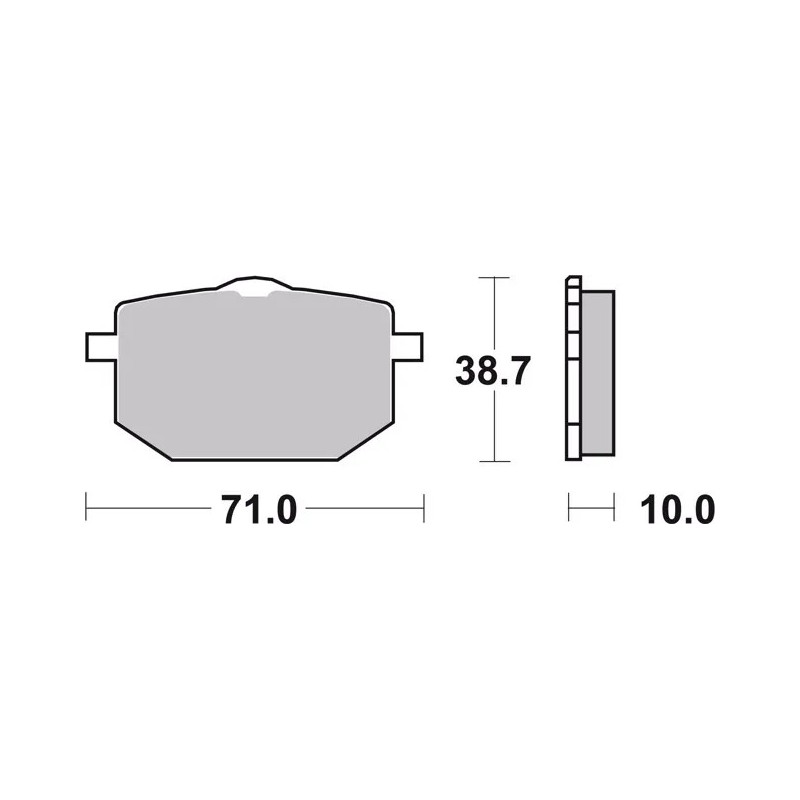 pastillas de freno moto brembo organicas 07ya18tt