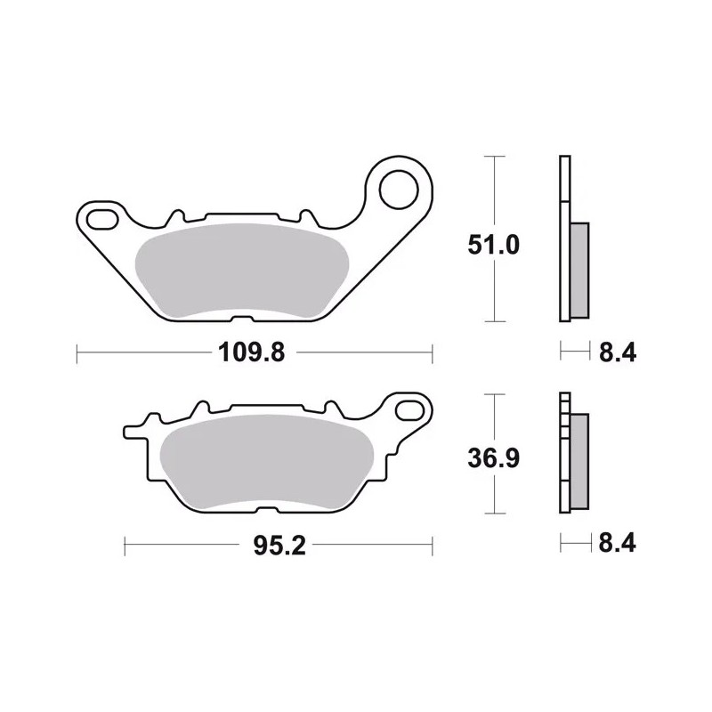 pastillas de freno moto brembo organicas 07ya28cc