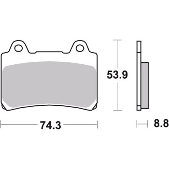 pastillas de freno moto brembo sinterizadas 07ya35sa 2