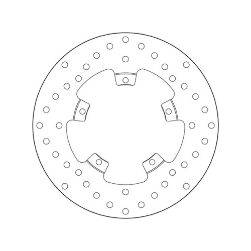 disco de freno moto brembo fijo serie oro 68b407l4