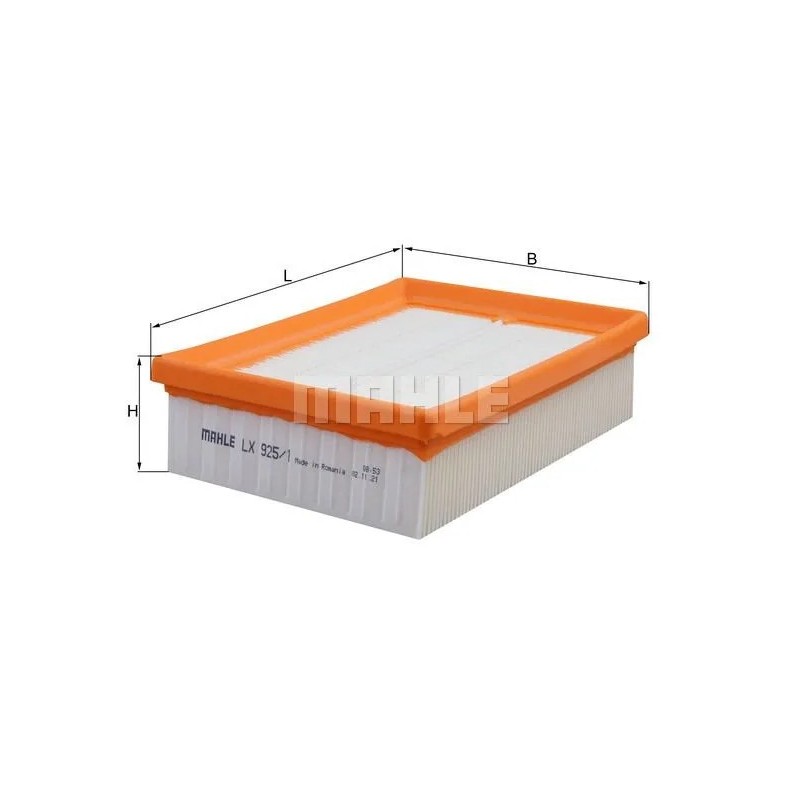 filtro de aire mahle para moto ktm lx9251
