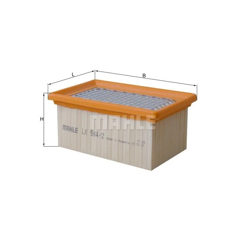filtro de aire mahle lx9842